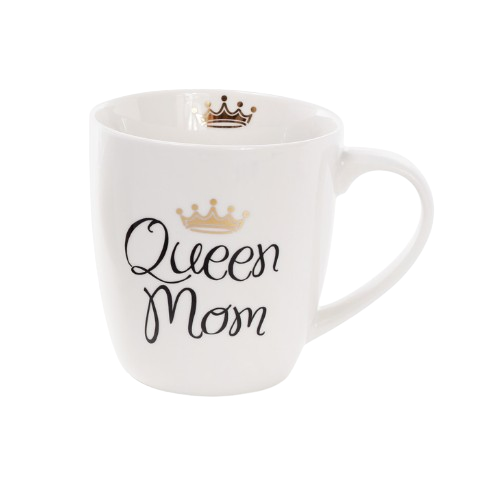 Кухоль 520 мл порцеляновий King Dad Queen Mom BONA DI | Зображення 2