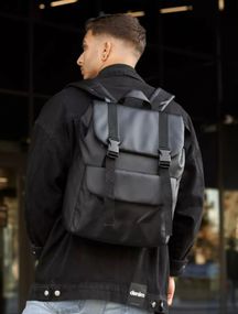 Мужской рюкзак Sambag Loft Zard черный 46 х 28 х 13 см (22651001m)