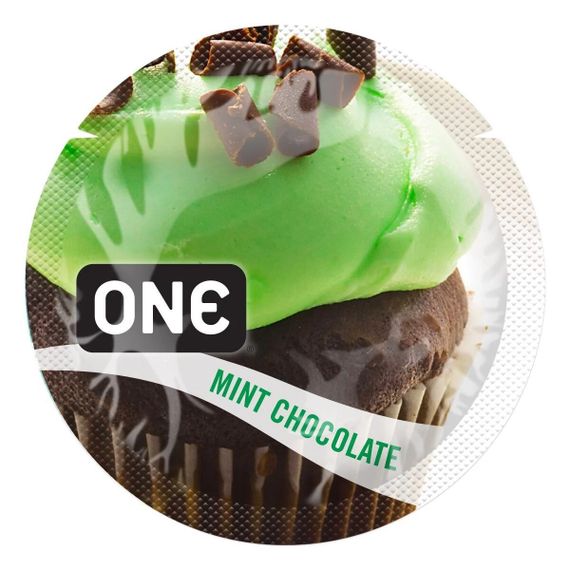 Набор оральных презерватив One Flavor Waves Mint Chocolate со вкусом мяты с шоколадом (цена за 5 шт) sexstyle