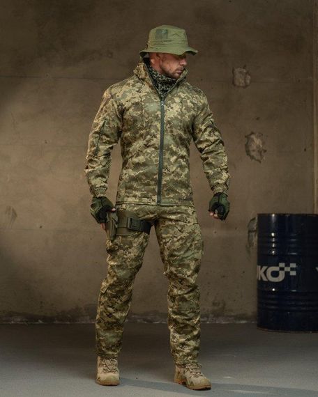 Тактичний костюм гірка retouch на флісі піксель ВТ7681