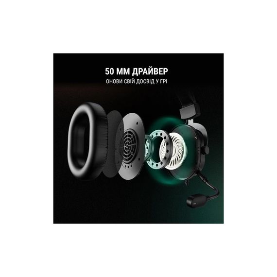 Навушники Fifine H6 RGB 7.1 Black (H6) | Зображення 7