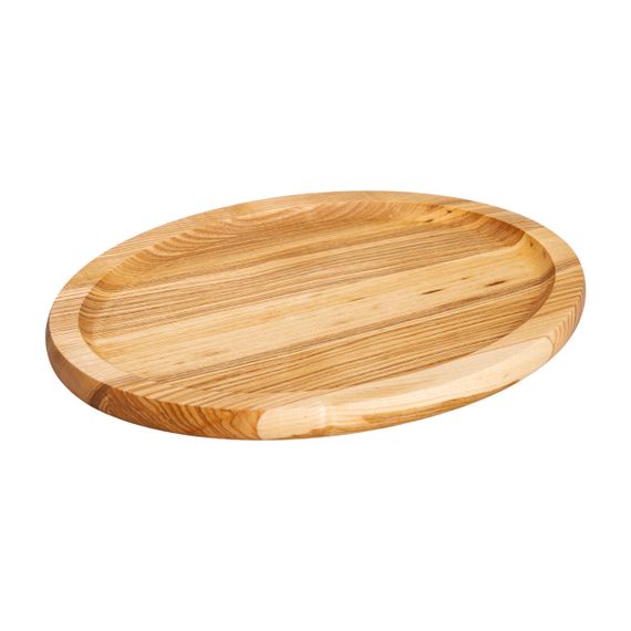 Овальна дошка 35×25 см для подачі нарізок, ясен T26W250 | Зображення 1