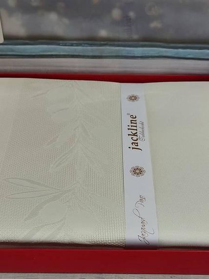 Скатерть Tropik home OLIVE 160х220см Жаккард Полиэстер