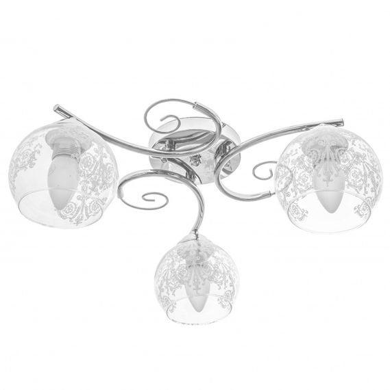 Люстра потолочная в спальню E27 60W CH (LK-596C/3)