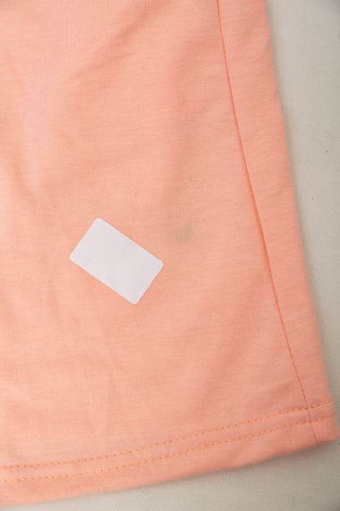 Шорты женские с принтом  -уценка, цвет персиковый, 238R130-U | Зображення 5