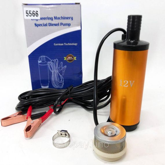 Насос погружной для перекачки топлива дизеля бензина REWOLT Fuel/Diesel Pump 12В 12л/мин | Зображення 2