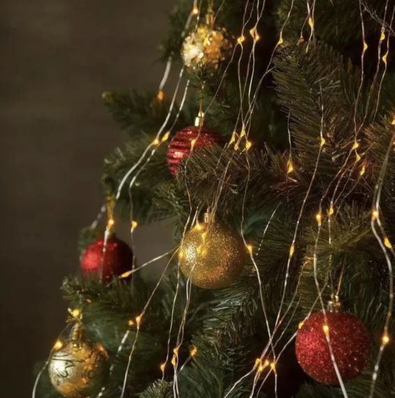 Гирлянда Конский хвост от USB 5 метра 1000 LED 20 нитей , желтый | Зображення 2