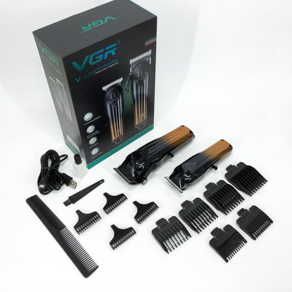 Машинки для стрижки професійні машини VGR 2 в 1 V-646, Гострі професійні машинки для стрижки волосся WT-63 | Зображення 6