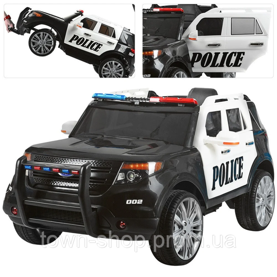 Детский электромобиль Джип Bambi M 3259EBLR-1-2 Черно-белый | Зображення 7