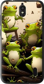 Чехол на Huawei Ascend Y625 Жабки "5656u-161-17620"
