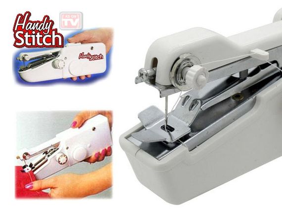 Ручная швейная машинка Handy Stitch ∙ Портативная домашняя мини-машинка для быстрого шитья | Зображення 3