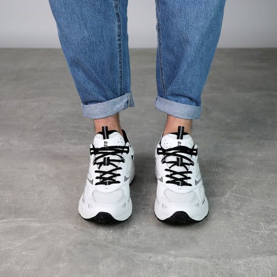 Кросівки чоловічі шкіряні 591328 Білі 41 42 43 44 45 | Зображення 8