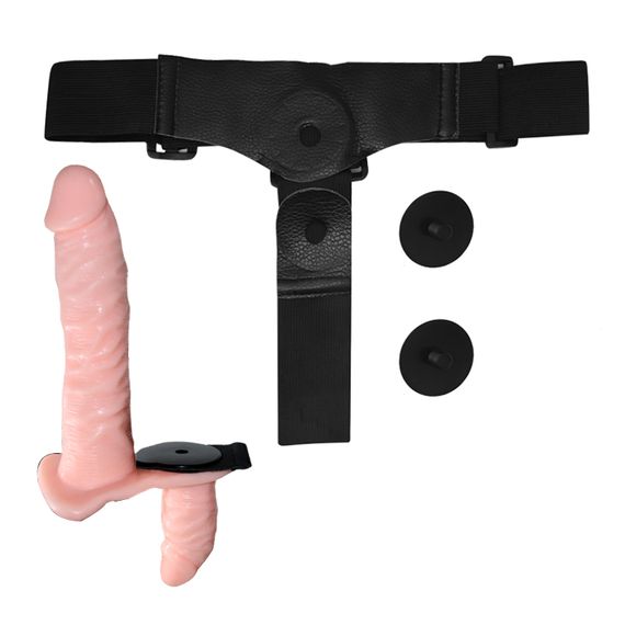 Страпон - Ultra Vibrating Doble-Heads Strap On | Зображення 7