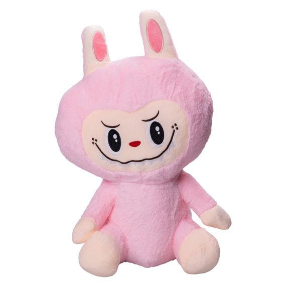 М'яка іграшка-плед, подушка 3 в 1 Лабубу 50 см Рожевий ТМ COLORFUL HOME LAB2P | Зображення 6