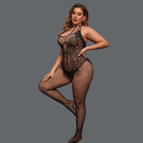 Сексуальный бодистокинг с открытым доступом и открытой спиной L-XXL – Эротическое бельё | Зображення 3