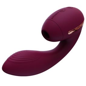 Вакуумный вибратор KISTOY Tina Mini Violet, вагинально-клиторальный Sex Aura