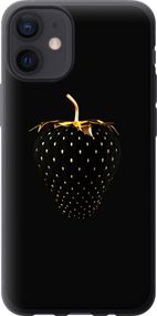Чехол на iPhone 12 Mini Черная клубника "3585u-2071-17620"