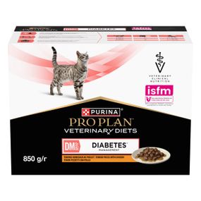 Влажный корм для кошек с диабетом Purina Veterinary Diets DM Diabetes 85 гр х 10 шт