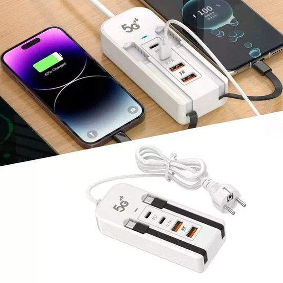 Сетевое зарядное устройство 26X-200 66W на 2 USB | Зображення 3