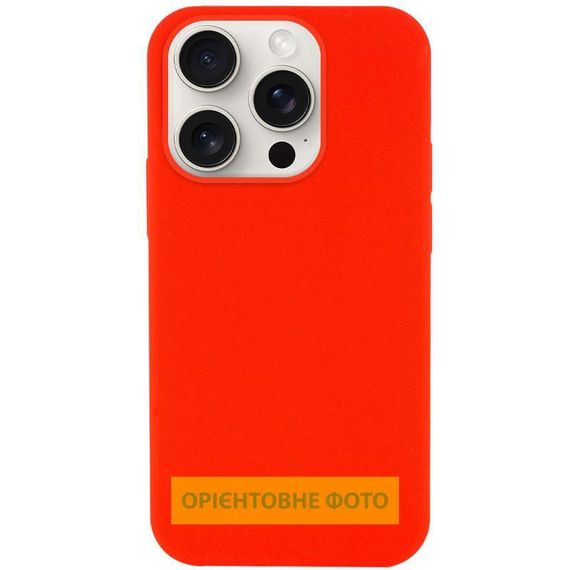 Чохол Silicone Case (AA) NO LOGO with MagSafe для Apple iPhone 17 Air (6.5") Червоний / Red