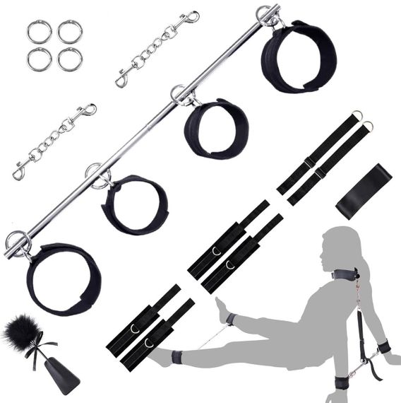 БДСМ-набір LOCKINK YEAHWOW Door Swing & Leg Spreader Bondage set Sex Aura