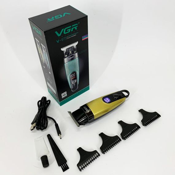 Машинка для стрижки от акб VGR V-975, Хороший беспроводной триммер, Машинка для стрижки волос домашняя MS-61