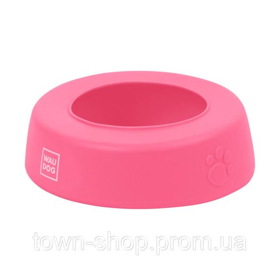 Миска-непроливайка  WAUDOG Silicone, 1 л розовый | Зображення 2