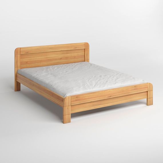 Двоспальне ліжко Mebigrand Тоскана Горіх світлий 160х200 см (MBG-1679) | Зображення 1