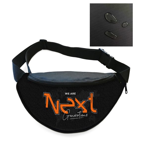 Сумка-бананка Next мужская/женская спортивная 32×16 см с расширителем поясная сумка или сумка через плечо (3762) | Зображення 1
