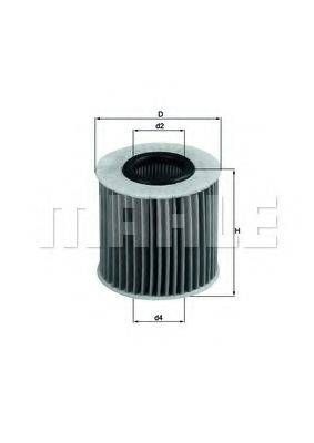Фільтр оливи MAHLE ORIGINAL OX414D1 на LEXUS RX (GYL1_, GGL15, AGL10)