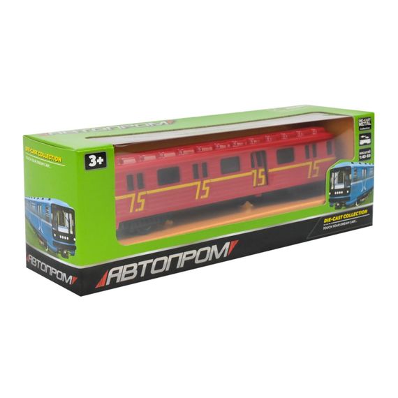 Дитячий ігровий Вагон-метро 7875M(Red) масштаб 1:43 | Зображення 2