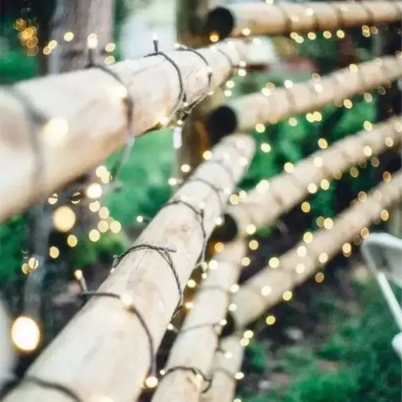 Вулична гірлянда із сонячною панеллю лінза діод SFK-16 Водонепроникні світлодіодні лампи-гірлянда 10м | Зображення 2