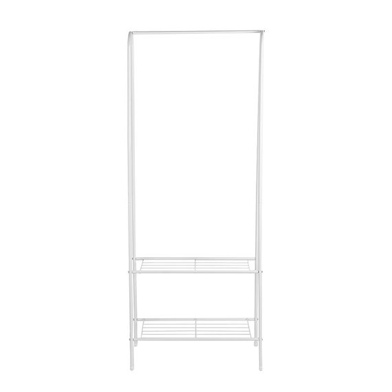 Вішалка для одягу та взуття з полицею Bonro Бонро B35 біла (42400255) | Зображення 2