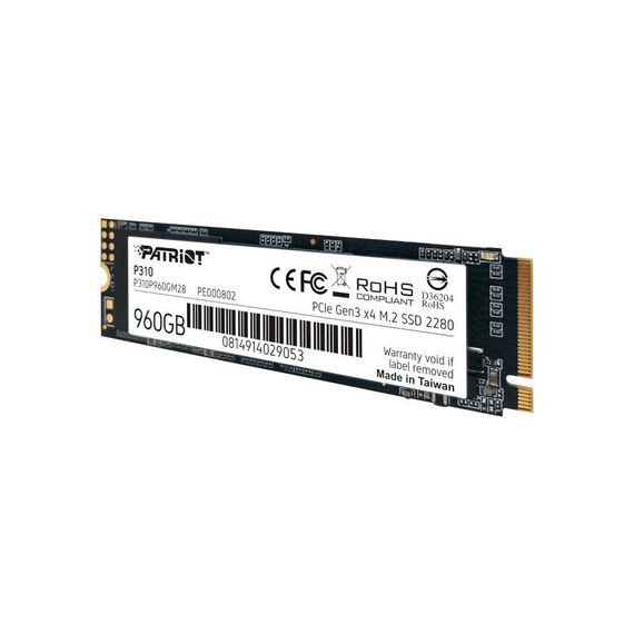 Накопитель SSD M.2 2280 960GB Patriot (P310P960GM28) | Зображення 2