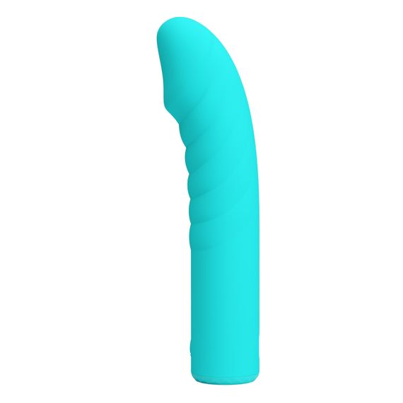 Вібратор для точки G PRETTY LOVE Rylan бірюзовий, 16 х 3.4 см Sex Aura | Зображення 3