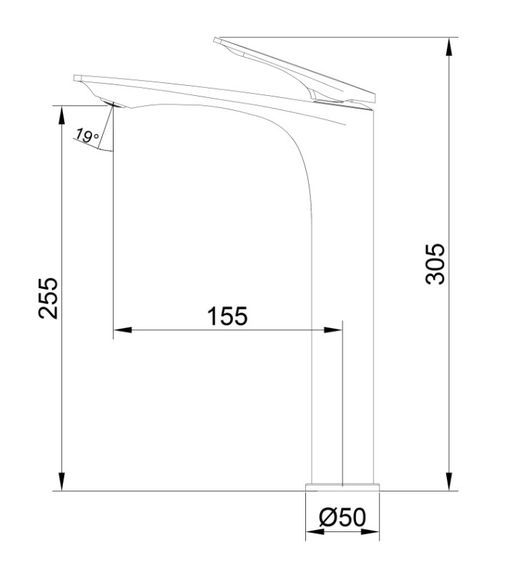 Змішувач для раковини Qtap Vlasta New QTVLA269CRM45652 | Зображення 1