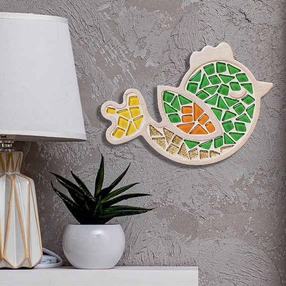 Дитячий набір для творчості кришталева мозаїка "Птах" MA1005 | Зображення 1