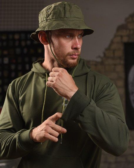 Худі maklin Далі Бога Немає олива НП4879 | Зображення 5