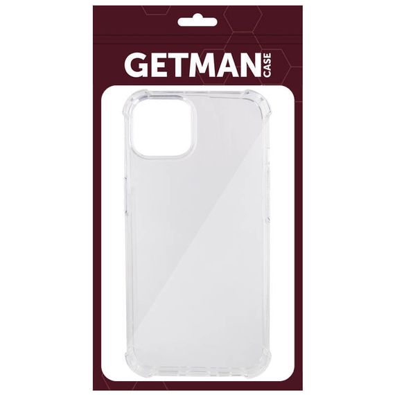 TPU чохол GETMAN Ease logo посилені кути для Apple iPhone 15 Plus (6.7") Безбарвний (прозорий) | Зображення 6