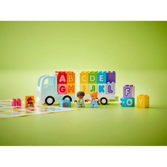Конструктор LEGO DUPLO Town Вантажівка з абеткою 36 деталей (10421) | Зображення 5
