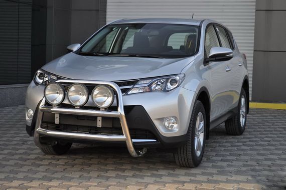 Кенгурятник WT018 (нерж) для Toyota Rav 4 2013-2018 рр | Зображення 3