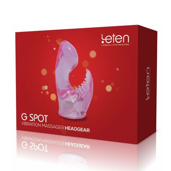 Насадка для вібромасажера Leten G SPOT HEADGEAR - 4 (42 x 100 мм) | Зображення 1
