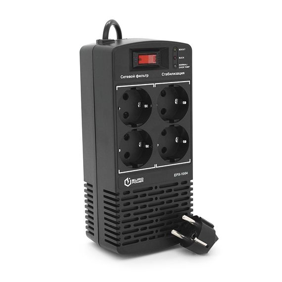 Стабілізатор напруги релейний Europower EPX-1004 1000VA 500W, input: 184 ~ 276V