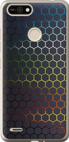 Чехол на Tecno Pop 2F B1F Переливающиеся соты "498u-2391-17620"