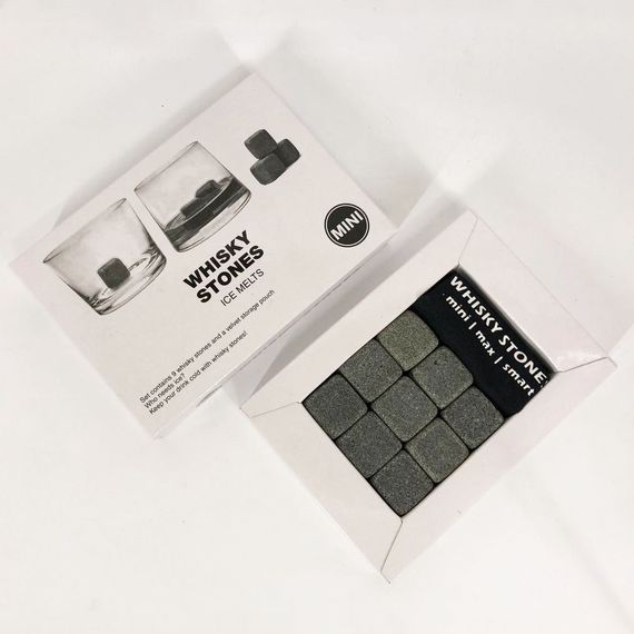 Камені для віскі Whiskey Stones з MZ-333 стеатита (9шт)