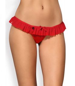 Стрінги Obsessive 827-THO-3 THONG L / XL, Червоний, L/XL