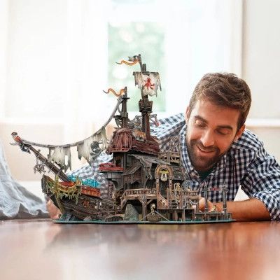 Пазл Cubic Fun 3D Пиратский корабль Тортуга (T4039h) - Топ Продаж! | Зображення 4