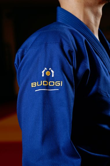 Синє кімоно для хлопців/чоловіків, грепплінг, TM BUDOGI, зріст 180 см, щільність 450 гр/м.кв. | Зображення 3
