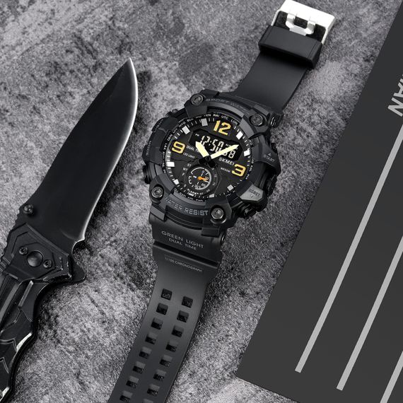 Чоловічий годинник Skmei 1965BK black. | Зображення 3