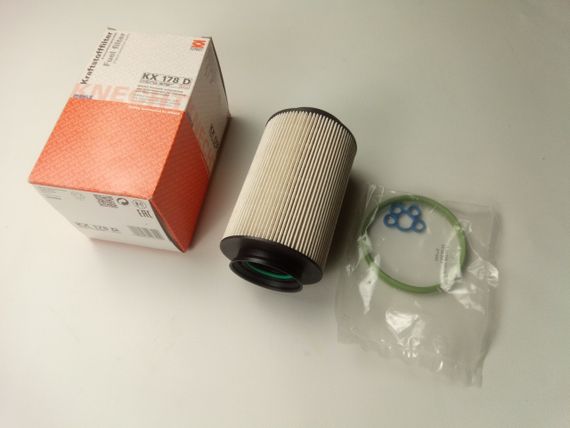 Фільтр паливний VAG 1.9-2.0 SDi, MAHLE/KNECHT (KX178D) 5 болтів (1K0127434) | Зображення 1